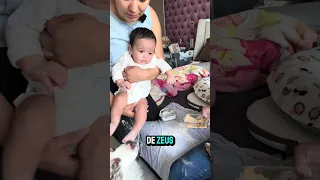 Empezaremos a hacerle ejercicios de estimulación a nuestro bebé🥰❤️ #bebe #familia #viral 