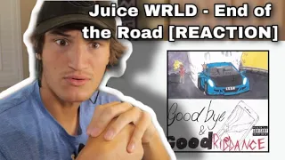 juice wrld end of the road reaction 