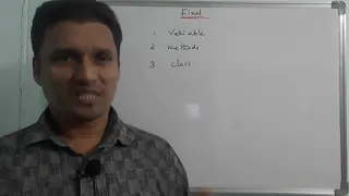 Final keyword in Java Final Keyword in Java with example Java Programming in Telugu