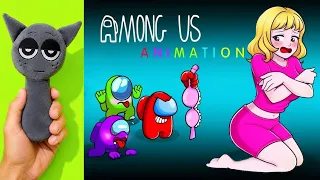 Reacts To [어몽어스 Among Us] Blindfold Chair: Animal Hospital, Shawarma Kiosk & VERITY | AMONG US FUNNY