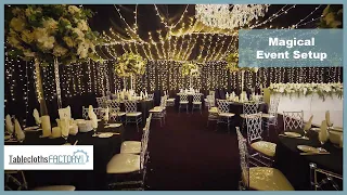 Magical Event Setup Shop The Look Tableclothsfactory com