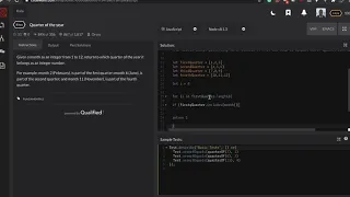 Codewars Coding Challenge Quarter of the year JavaScript