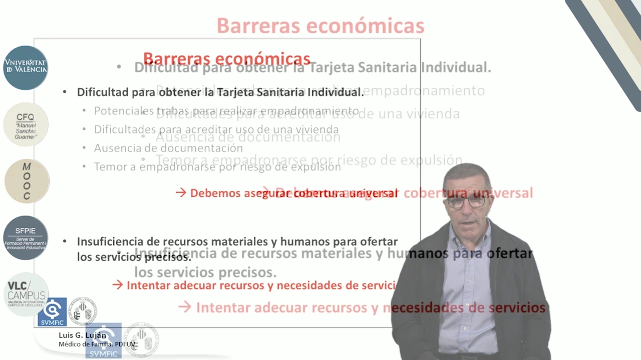 5.3. Barreras de acceso al sistema sanitario y estrategias de actuación