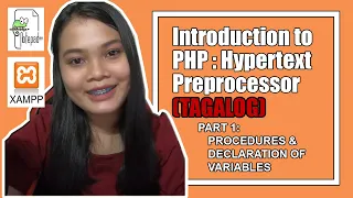 Introduction to PHP TAGALOG Procedures Variable Declaration