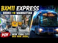 NYC Bus Ride 2026 BxM11 Express Bronx to Manhattan POV