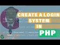 HOW TO CREATE A LOGIN SYSTEM IN PHP AND MYSQLI For Beginners Procedural MySQLi PHP Tutorial