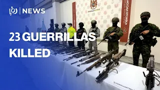 Colombian president claims 23 guerrillas killed in Guaviare raid