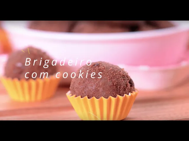 VITARELLA RECEITA DE BRIGADEIRO DE COOKIES