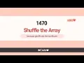 leetcode - 1470 Shuffle the Array JavaScript Solution
