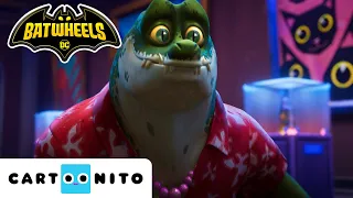 Batman & Bam a krokodil-szupergonosz ellen🐊 | ÚJ Batwheels | Cartoonito
