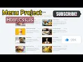 How to create Tab Menu website using HTML CSS and JAVASCRIPT