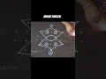 Download Lagu Eenvoudige sikku kolam met 7 stippen #uniquerangoli #mellikamuggu #muggulu #rangolidesigns #kolam