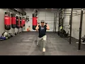 Dumbbell Front Rack Lunges