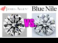BLUE NILE VS JAMES ALLEN Best Online Engagement Rings Diamond Store Reputable Retailer Jewelers
