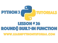 Python Tutorial Round Function Python