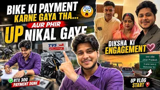 BIKE KI PAYMENT KARNE GAYA THA… AUR SEEDHA UP NIKAL GAYA 😳🏍️ | DIKSHA KI ENGAGEMENT ❤️