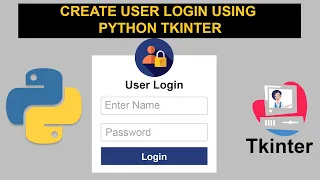 How to create gui login form using python python tkinter