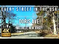 Doris Ave Millville New Jersey 4K Ultra Every Street in the USA - Relaxing Music