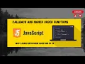 JavaScript Higher-Order vs Callback Functions Explained Simply