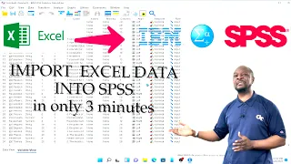 How to quickly Import Excel data into SPSS Super Easy SPSS Tutorial in 3 minutes