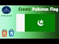 How to Create a Stunning Pakistan Flag Animation with HTML CSS Independence Day Special