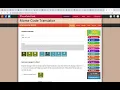 Morse Code Translator example