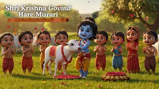  shri krishna govinda hare murari a peaceful and joyful krishna bhajan balbhakti