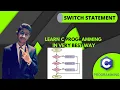 switch statement in c programming learn c programming in hindi