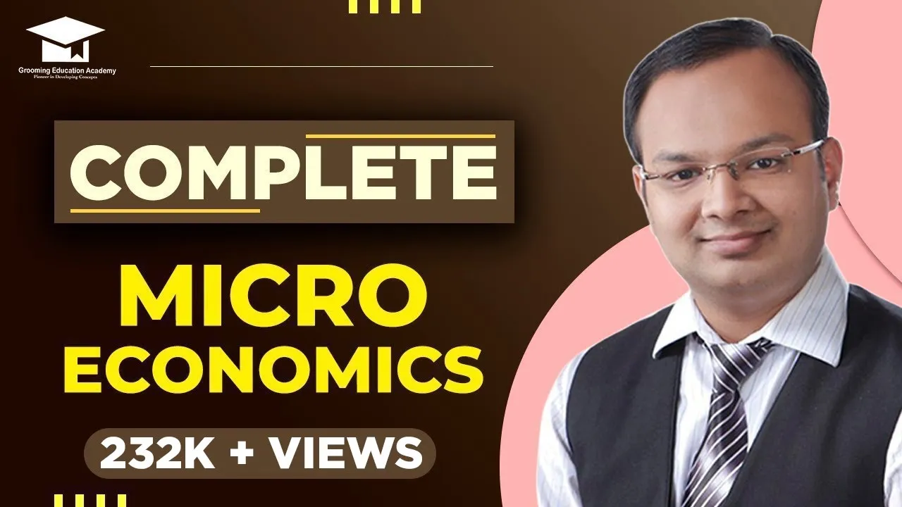 Microeconomics Concepts | Full syllabus | b.com | upsc | CA | CS | CMA | Class 11 | class 12 |