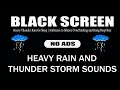 Lagu Heavy Thunder Rain for Sleep | Black Screen Ambience to Silence Overthinking and Bring Deep Rest