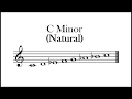 Lagu C Natural Minor Scale