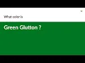 Green Glutton color hex color - Green color