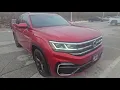 2022 Volkswagen Atlas Cross Sport SEL R-line 4Motion - Aurora Red Metallic w Titan Black