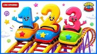Learn Number Colours & Shapes | Numbers for Kids | Shape Names | Colors for Toddlers | Pink | Green