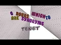 tenet - 8 nouns which mean tenet sentence examples