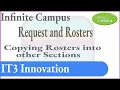 Request and Roster Copy into Multiple Sections