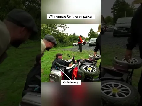 Einparken, aber mit Rentnern