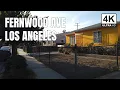 Relaxing Neighborhood Walking Tour of Fernwood Avenue Los Angeles 2025