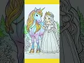 Coloring Magic Princess Unicorn Transformation