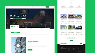 Real Estate Website Using HTML CSS JavaScript Free Source Code