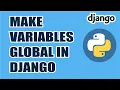 Django - Passing variables from a function to another