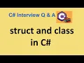 Difference between struct and class in C struct Vs class in C