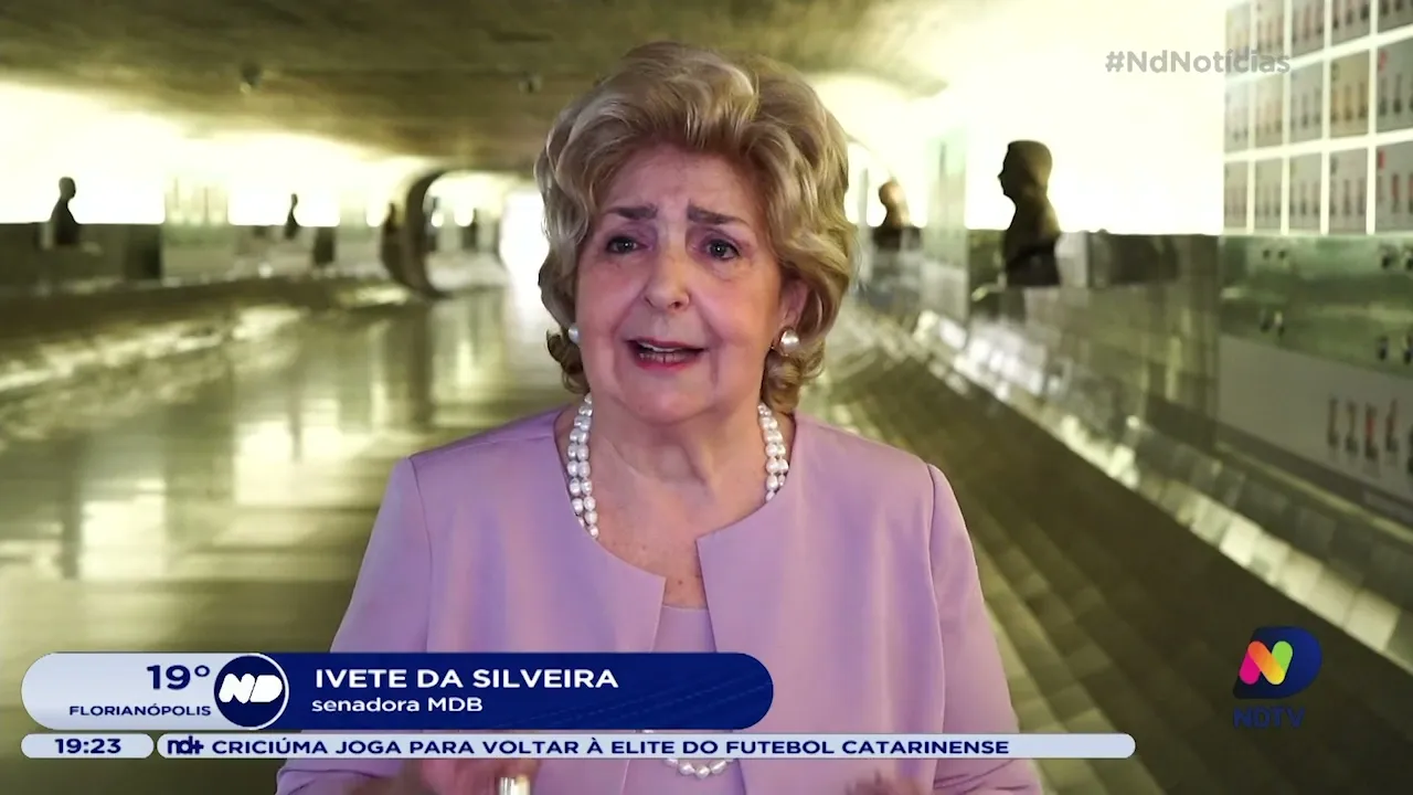 Suplente do MDB, Ivete Appel da Silveira toma posse como senadora após licença de Jorginho Mello