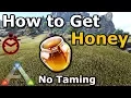 How to Get Giant Bee Honey Without Taming Beehive Trap Ark Survival Evolved