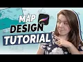 How to Design a Fantasy Map for Your Novel - Procreate Tutorial