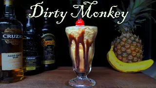 The Dirty Monkey A Delicious Mexican Banana Pineapple Coffee Rum Cocktail