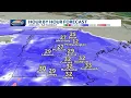 New Hampshire hourly maps Snow Friday night into Saturday