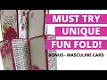 Easy Divider Screen Card that is a unique fun fold Just another way to use your punches