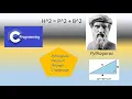 Pythagoras theorem program through C language Visual studio code Coding masterji