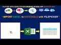 Flet Import Excel to Datatable with Filepicker Excel i Filepicker ile Veri Tablosuna aktarmak